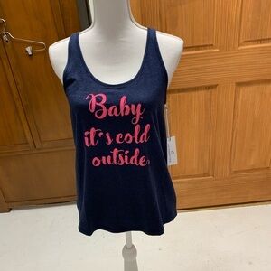 Southern Tide tank top NEW “baby its cold outside” XS coastalchic #spring break